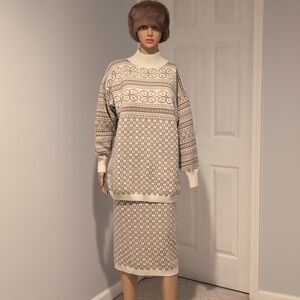 Vintage 80s Morgano wool set